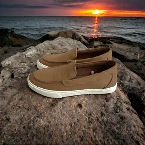 Goodfellow & Co Men’s Tan Leather Casual Loafers Slip-On Shoes Size 7  NWOB
